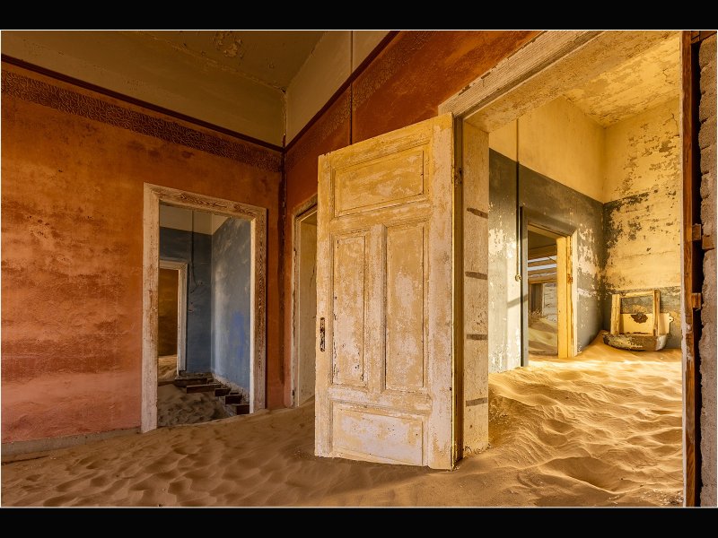 C Joyce Rothschild with Desert sands indoors